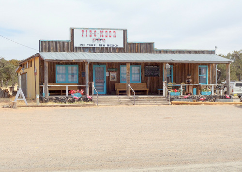 The Pie-O-Neer, one of two pie shops in Pie Town.